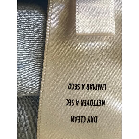 Casual Corner ANNEX Woman Blue Silk  Short Sleeves Collar Buttons Blouse Top 22W - Picture 7 of 13